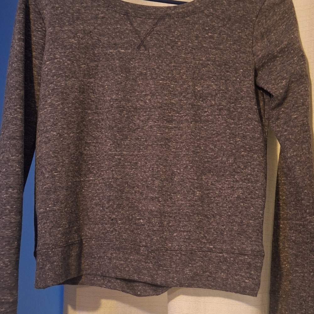 dELiA*s Gray Crew Neck Sweater